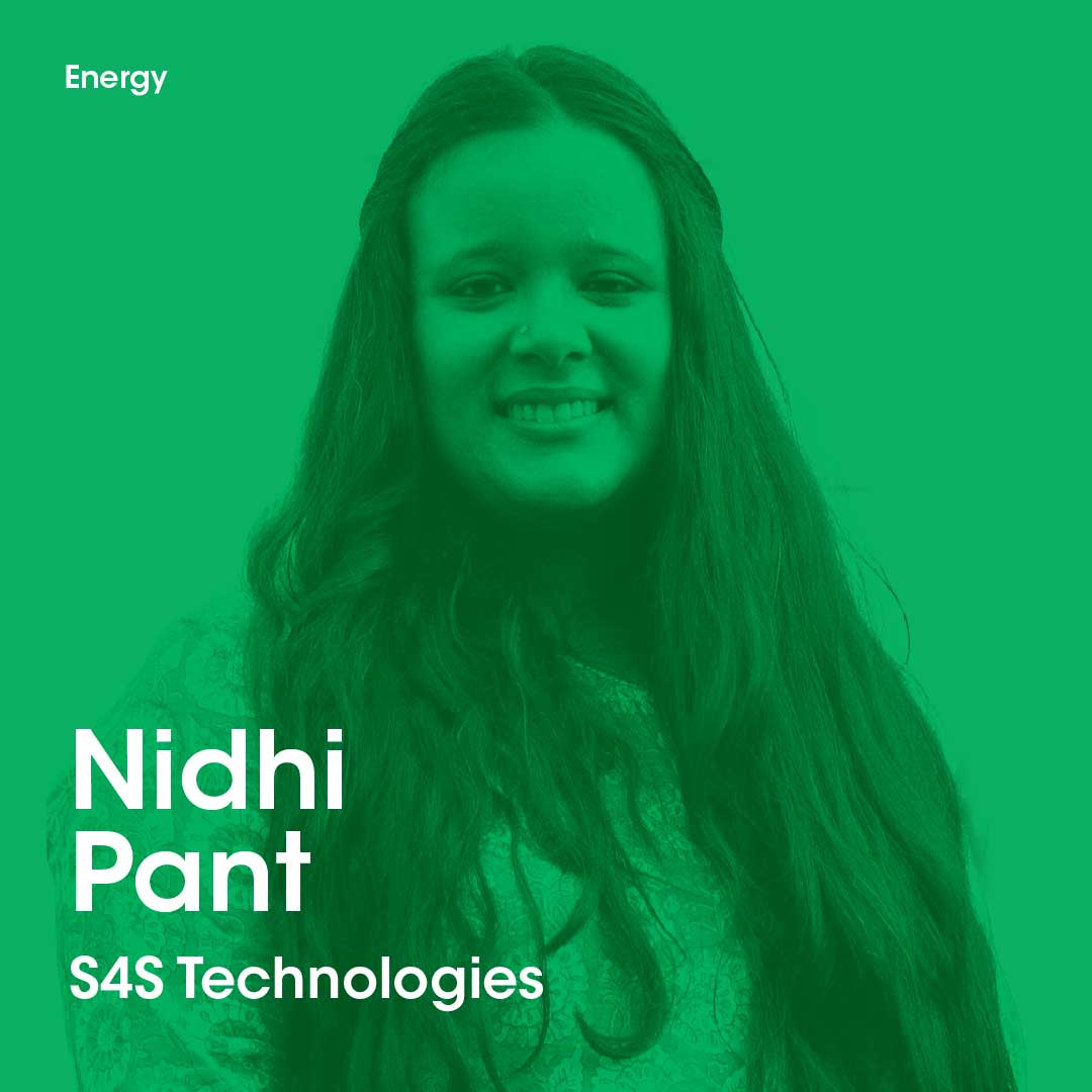 Graphic of Nidhi Pant, co-founder of S4S Technologies